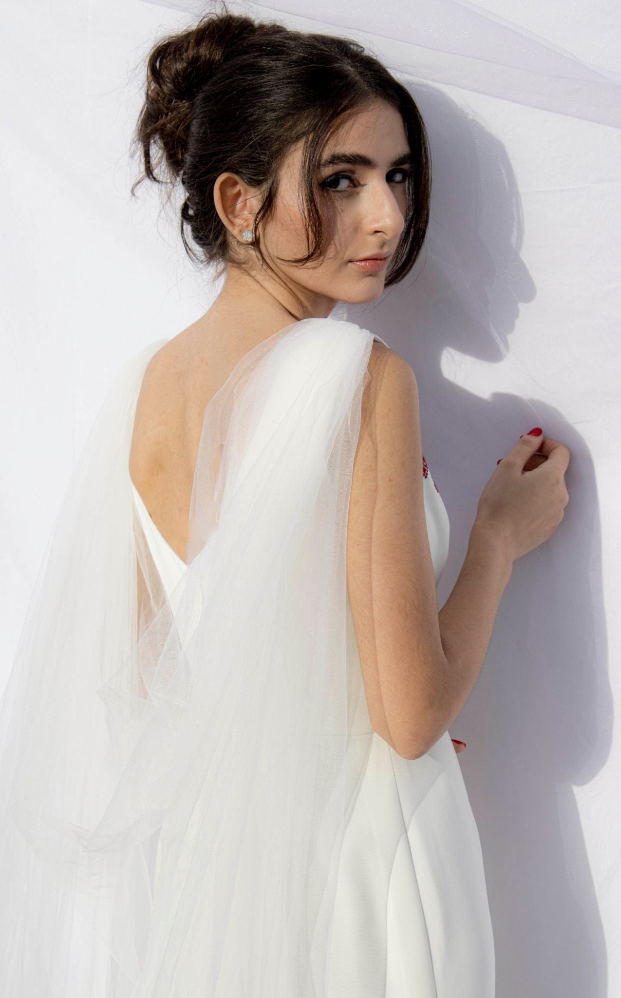 Diala - Hand Embroidered Bridal Dress Deerah