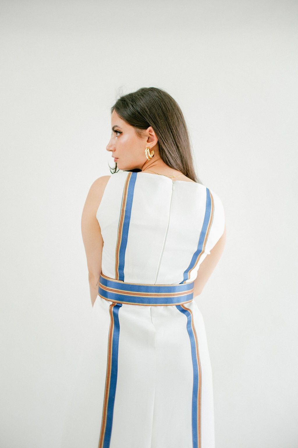 Samar - Hand Embroidered Saya Dress Deerah