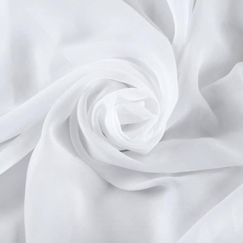 Soft White Chiffon