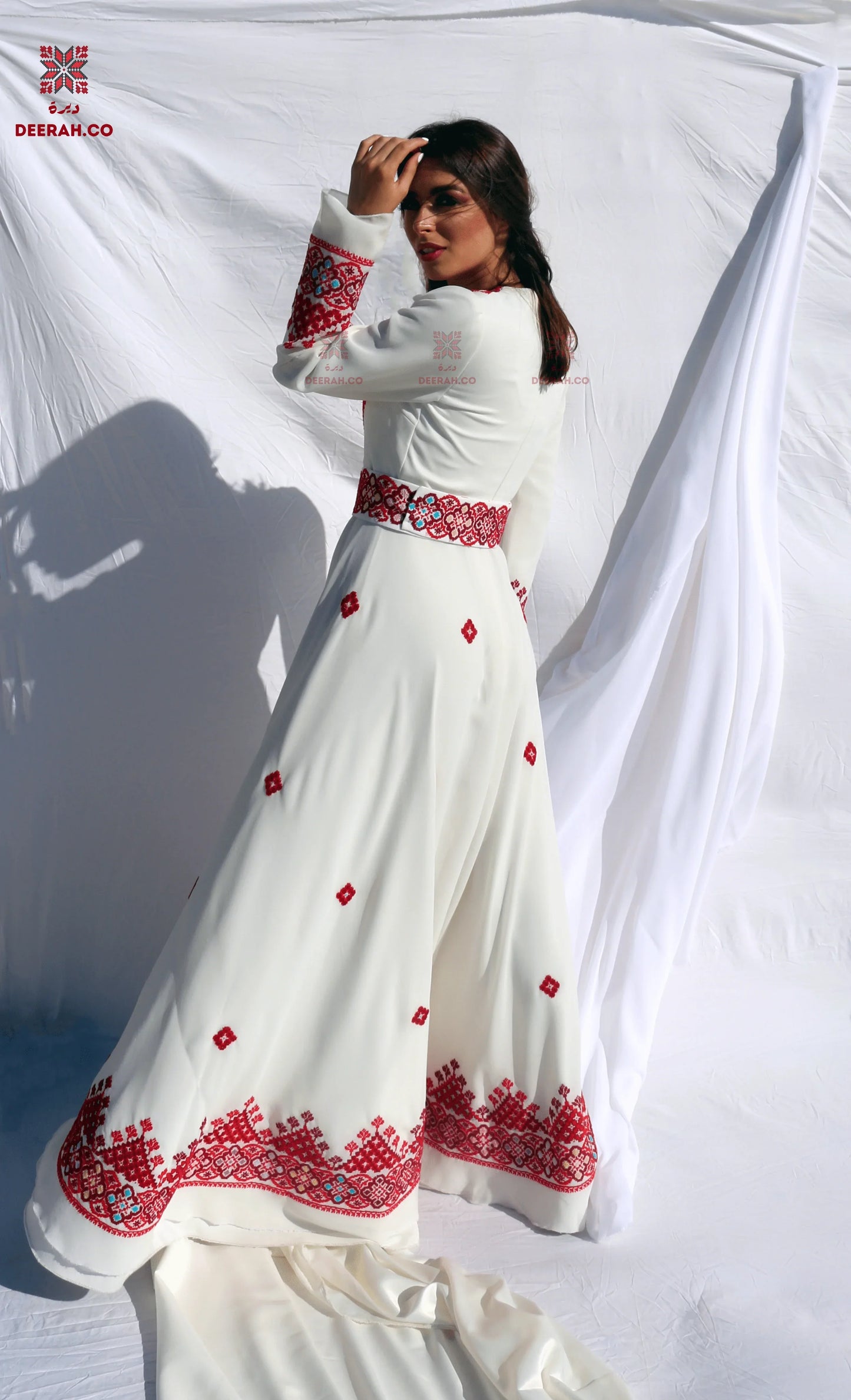 Abeer - Hand Embroidered Wedding Dress Deerah