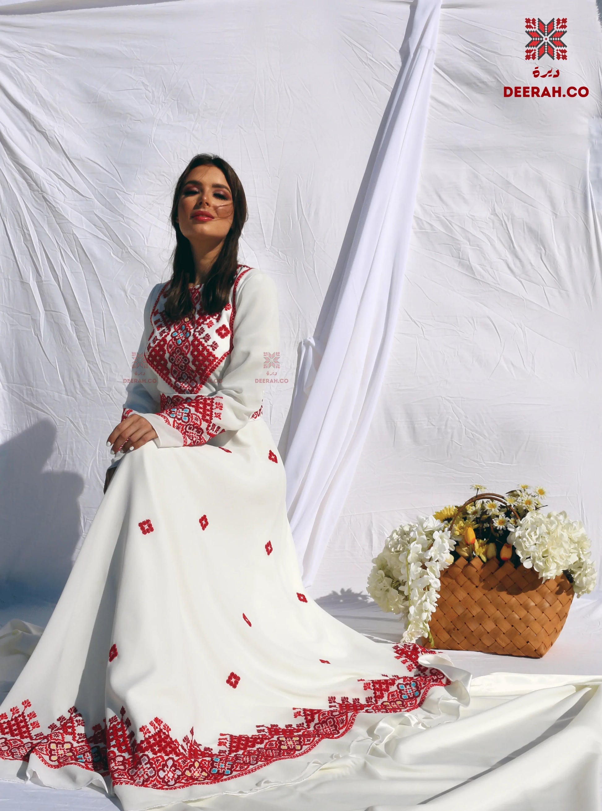 Abeer - Hand Embroidered Wedding Dress Deerah