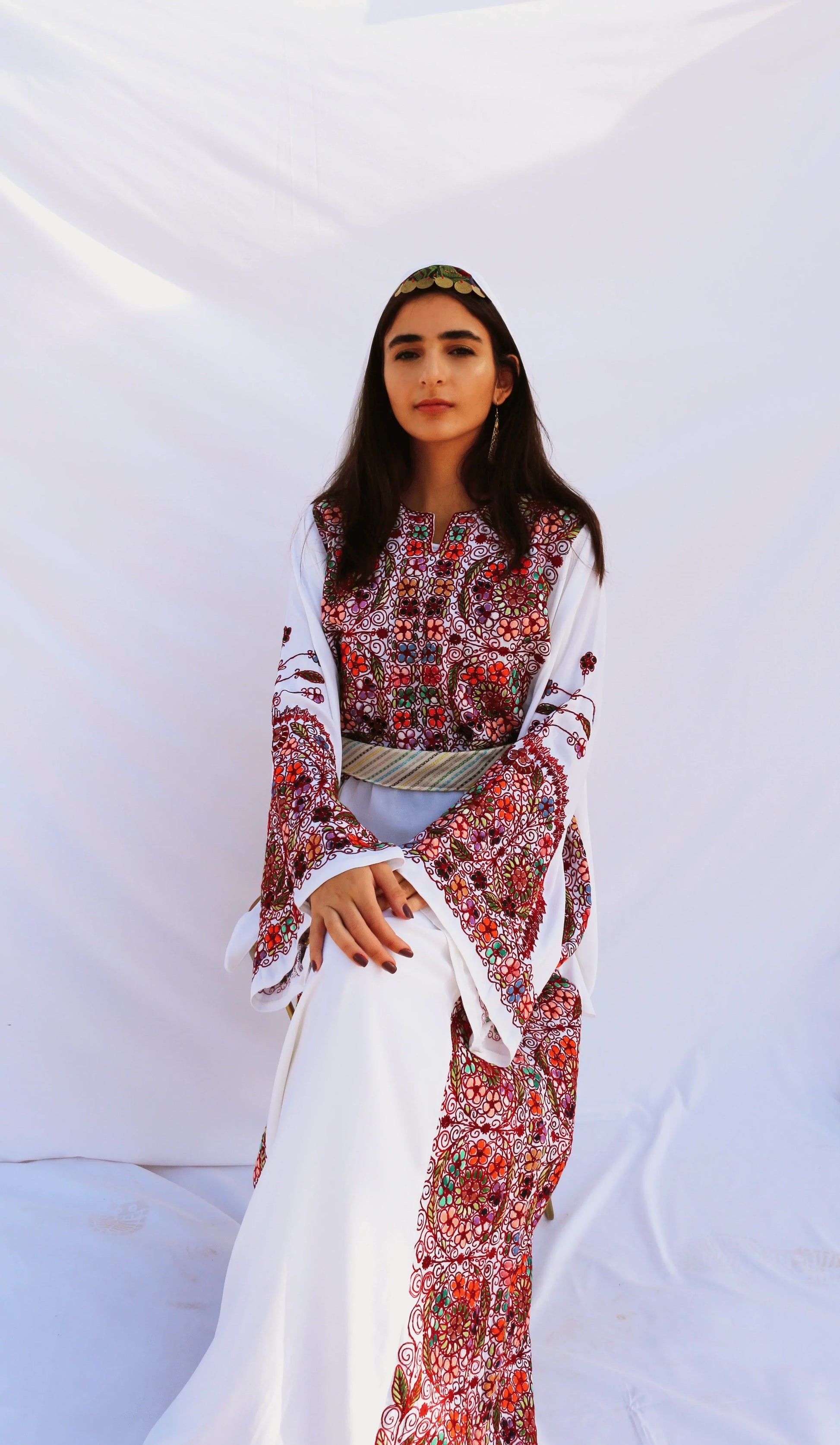 Lana - Hand-Embroidered Palestinian Wedding Dress Lana - Hand-Embroidered Palestinian Wedding Dress